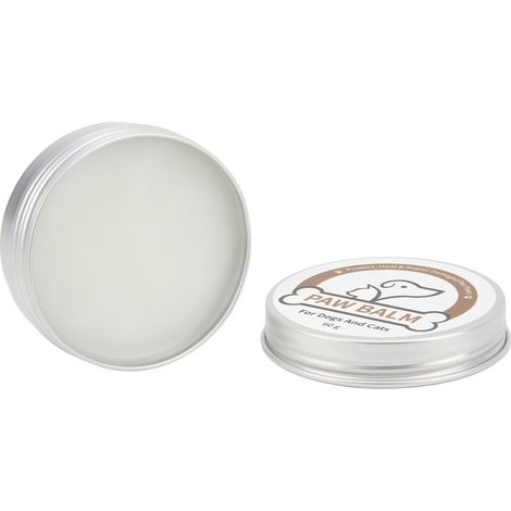 Baume protecteur pour coussinets, hydrate le nez et les coussinets secs, convient à toutes les conditions climatiques extrêmes, 60 g / 2,1 oz (1/5)