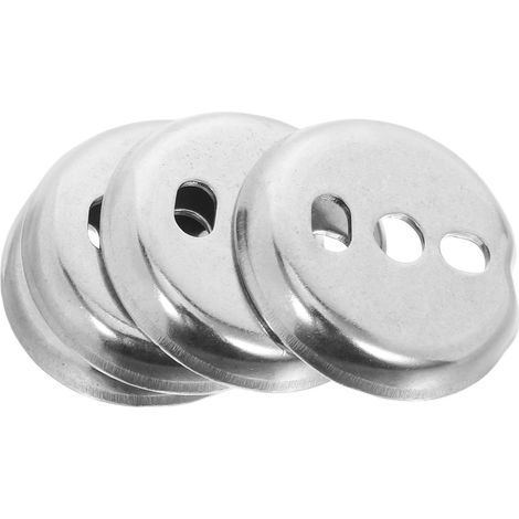 Ensemble de 4 pièces de quincaillerie de r 4 pièces de quincaillerie de remplacement pour base de barre porte-serviettes en acier inoxydable (1/5)