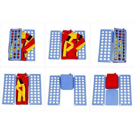 Grande planche à plier pour la maison, planche à plier extra-large et confortable, panier de rangement et de pliage pour vêtements (1/5)