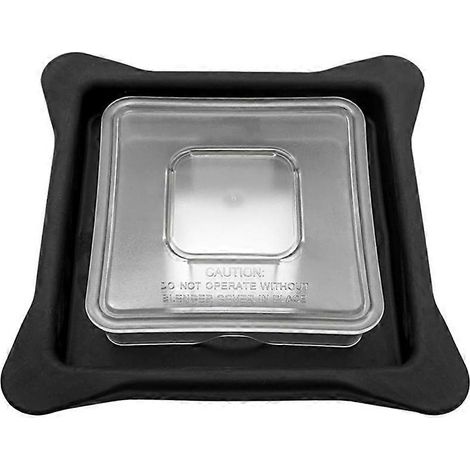 Couvercle de rechange pour blender Blendtec, couvercle avec bouchon carré transparent.