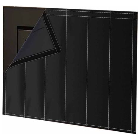 Rideau de barrière d'isolation de cheminée pour empêcher la perte de chaleur due au flux d'air dans la couverture coupe-vent de cheminée de four, 4534 po