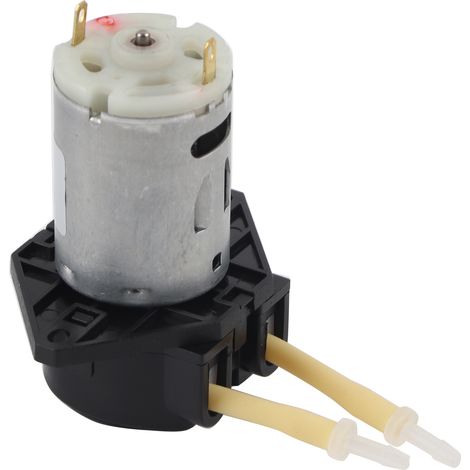 Pompe péristaltique 12V DC pour aquarium et laboratoire, pompe à dosage précise avec tête de distribution réglable. (1/5)