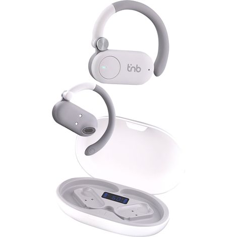 T'nB – Auriculares para deporte Energy Free, ideal para tus entrenamientos, estructura de conducción aérea, ultraligero, controles intuitivos integrados, color blanco