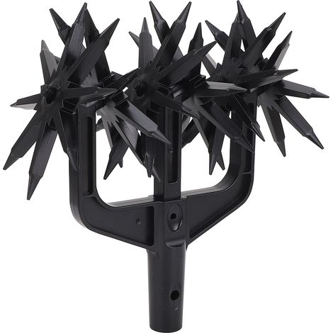 Motoculteur manuel rotatif en plastique ABS, scarificateur à main pour jardin, outil de jardinage pour ameublir la terre (1/5)