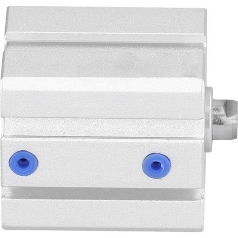 Vérin pneumatique alu double effet SDA20X20, course 20mm, alésage 20mm, mouvement linéaire alternatif, accessoire industriel. (1/5)