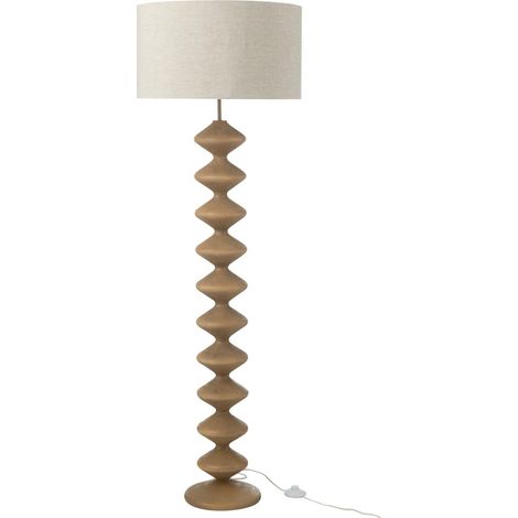 Lampadaire en Bois "Chenille" 156cm Naturel