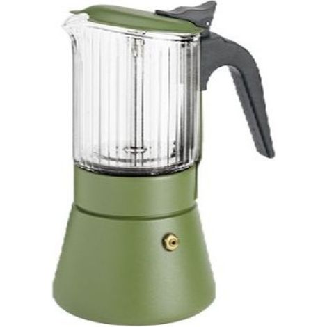 Cafetera inoxibar clair 9 tazas compatible inducción