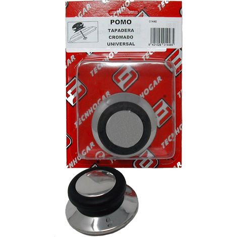 Cover Universale Cromata con Vite e Guarnizione in Silicone 01446