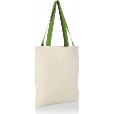 Tote bag - Bonamaison TRGCTBG100244 - Coton - Beige - Anses longues 30 cm (1/2)