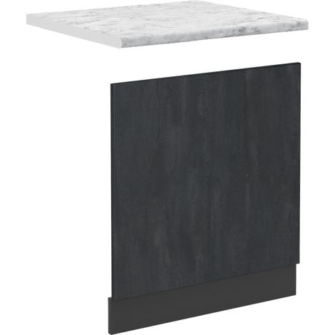 Façade R-Line, Béton noir, 60 cm PT Marbre, Vicco