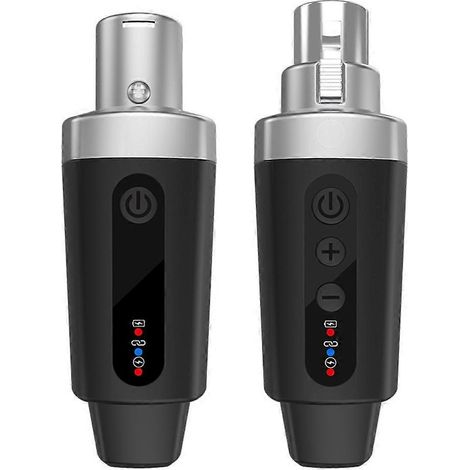 Système adaptateur XLR émetteur-récepteur sans fil pour microphone dynamique, guitare, mixeur audio, système de sonorisation (1/5)