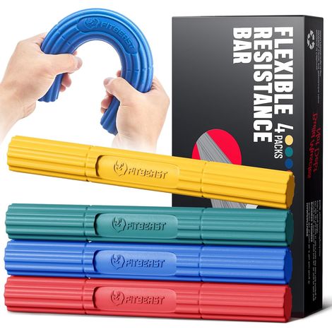 Flex Therapy Bar - Ideal for Relieving Tendonitis Pain and Improving Grip Strength, Fitness Resistance Bar for Golfers, Elbow (1/5)