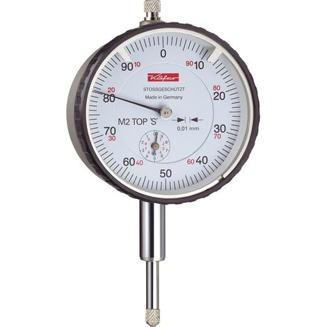 KÄFER Messuhr M2 Top S 10mm Abl.0,01mm m.Stoßschutz - 10143 (1/5)