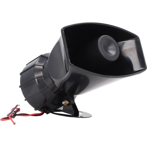 Sirène D'alarme Filaire 130 DB 60 W Son Clair Coque ABS Double Son Alarme Pour Sécurité Maison Supermarchés Chantiers De Construction (1/5)