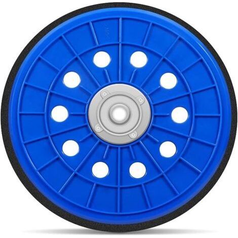 Pair Disque de ponçage, plateau de rechange auto-agrippant M14, disques de ponçage à fixation auto-agrippante, plateau de 215 mm (9 pouces) à 10 trous pour ponceuses murales, ponceuses de plafond, pon (1/5)