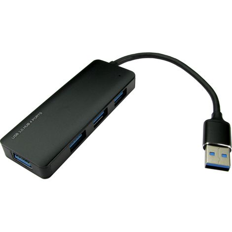 Hub USB RS PRO, USB 3.0 4 ports, USB A ( Prix pour 1 )