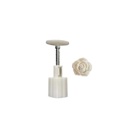 Moule à gâteau de lune, tampon en forme de rose, emporte-pièce pour gâteau et biscuits, pression manuelle.