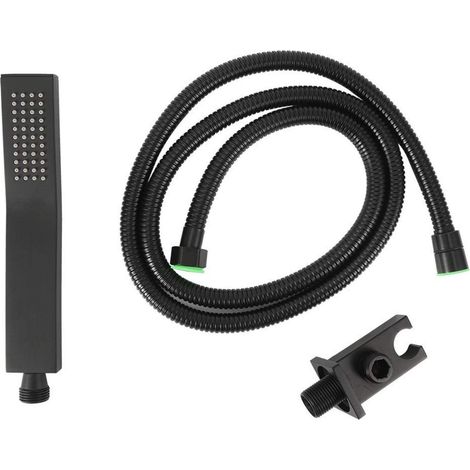 G1/2-Zoll-Duschkopfset mit Duschhalterung und Duschschlauch, Hochdruck-Handbrause für Badezimmer (1/5)