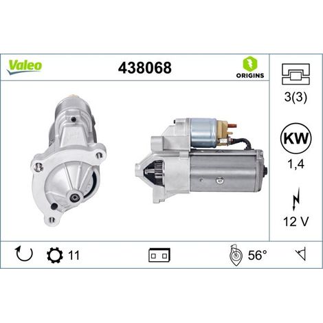 Démarreur VALEO 438068 CITROËN 151412580 31100-86CB1 3110086CB1 555836 5802-35
