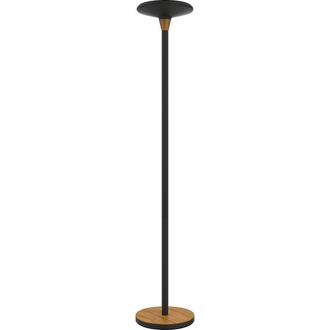 400140805 Unilux Baly Bamboo - Lampadaire LED en acier et bambou avec variateur d'intensité