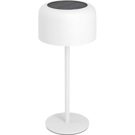 Lampada Ricaricabile Moderna Roccanova Acciaio Bianco Led 2,8W 270Lm Ip44 (1/3)