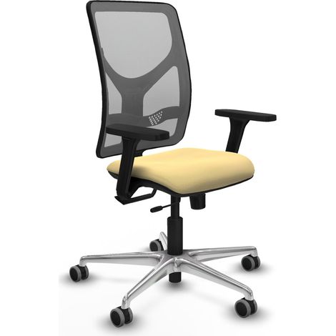 Sedia da ufficio piqueras y crespo Motilla grigio pelle (1/2)