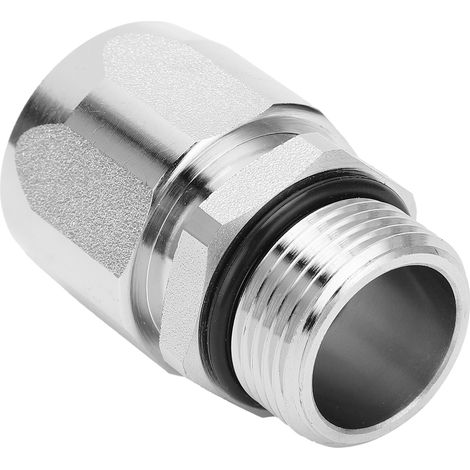 Raccord orientable en laiton pour pistolet de distribution de carburant, filetage 1 pouce, connecteur fixe pour flexible. (1/5)