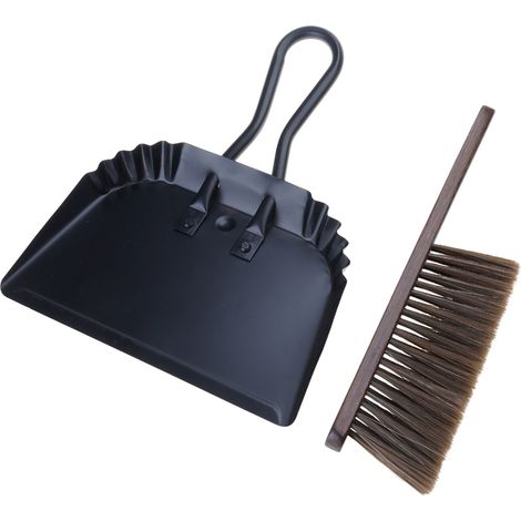 Ensemble brosse métallique et poudre grand format et portable pour une prise en main confortable, utilisation pratique pour les tâches ménagères et extérieures.-AquaForge (1/5)