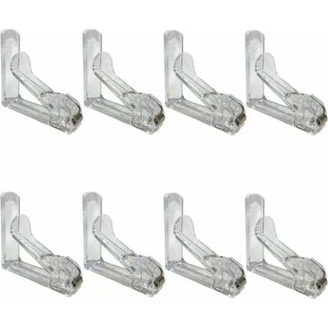 Pince Nappe - LARGEIGHT - Lot de 8 - Plastique Transparent - Fixation Solide - Lavable (1/4)