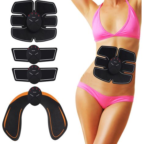 Ceinture de fitness, stimulateur musculaire, type électrique, adapté aux hommes et aux femmes pour la formation musculaire, exercices abdominaux/bras/jambes à la maison (1/5)