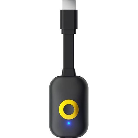 Projecteur pour téléphone portable 4K HD sans fil WiFi double fréquence avec récepteur et écran partagé, noir (1/5)