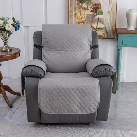 Housse de canapé - Personnalisée - Gris clair - 200x58 cm - Imperméable - Contemporain (1/4)
