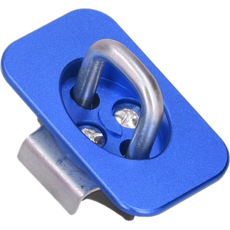 4pces Taquet d'ancrage en acier inoxydable pour benne camion, attaches latérales de remorquage, compatibles F150 2015-2021, coloris bleu (1/5)