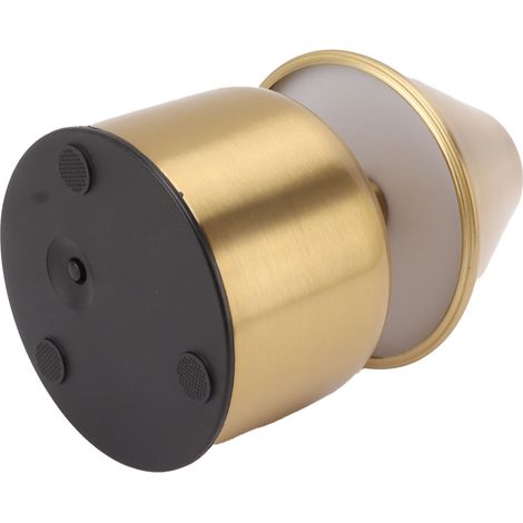 Stufenlos dimmbare 3-W-Tischleuchte mit Touch-Funktion, 1800 mAh, kabellos, 3 Farben, wiederaufladbar, Nachttischlampe in Gold (1/5)