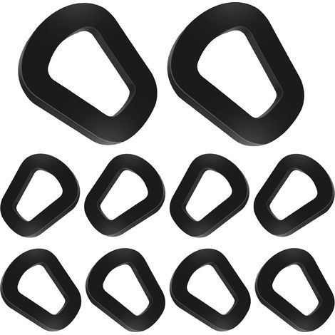 Lot de 10 d'étanchéité en Caoutchouc de Rechange Carburant, Jerrican Joint, Bidon Bec Joints de Rechange, Bidon Rondelles Gaz, Joints pour Jerrycan, pour 5,10,20 L Bidon d'essence et Bec Verseur (1/5)