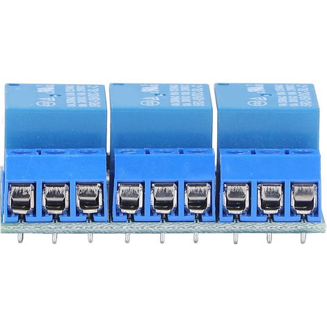 Module relais 3 voies 5V haute tension avec optocoupleur isolé, compatible 3,3V, pour Arduino ESP32 (1/5)