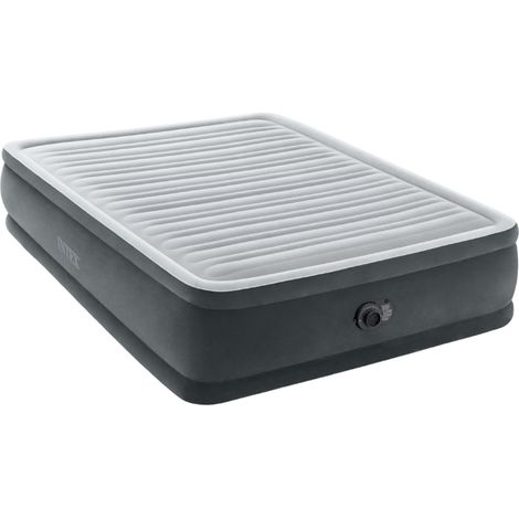 Materasso gonfiabile matrimoniale Intex 64414ND con pompa Airbed Dura-Beam Comfort-Plush Elevated