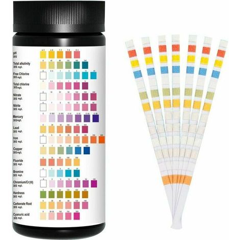 Water test, 100 drinking water test strips, 16 and 1 drinking water test strips, water test strips (1/5)