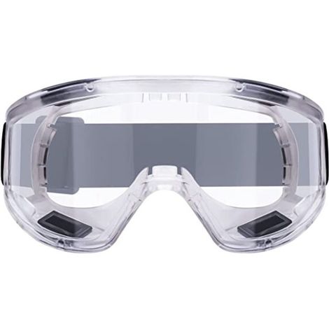 Lunettes de Protection Anti-buée Surlunettes de Sécurité Anti-rayures Idéal pour Bricolage, Chimie, Travaux, Chantiers (1/5)