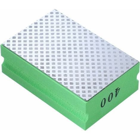 Cale À Poncer À Main en Diamant, Tampons À Main en Diamant en Polissage, pour Polissage du Pierre, Verre, Carrelage 400 grain (1/5)