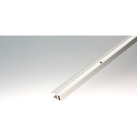 PLP-Set Abschlussprofil Alu silber 25 mm x 100cm