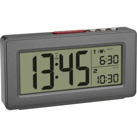 TFA Dostmann 60.2563.10 Radiocontrollato Sveglia Antracite Tempi di allarme 2 (1/5)