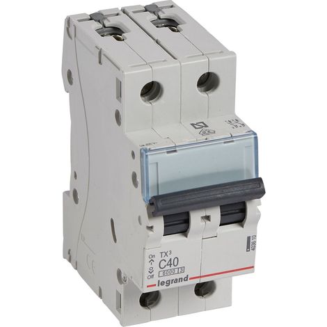 Interruptor magnetotérmico TX3 6kA-C 2P 40A