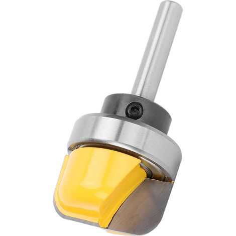 Fraise à rainurer double arc pour bois, queue ronde 1/4", outil de coupe pour menuiserie et défonceuse (1/5)