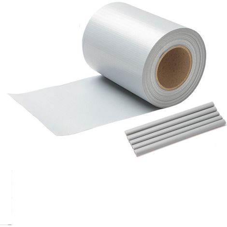 SWANEW Schermo per la privacy del giardino resistente alle intemperie Recinto del giardino PVC grigio 70mx19cm (1/5)