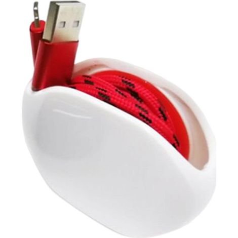 Enrouleur de câble - Câble automatique de 8 cm - Support de ligne numérique portable - Étui de rangement pour câbles - Outil compact - Accessoire simple (1/5)
