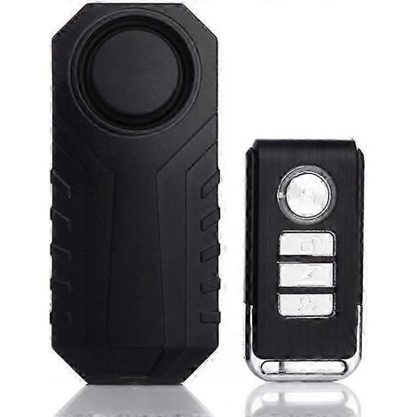 Alarme sans fil Starlight pour vélo et moto, alarme antivol étanche avec capteur de sécurité, son ultra-puissant de 113 dB, 7 niveaux de sensibilité (1 télécommande incluse) (1/4)