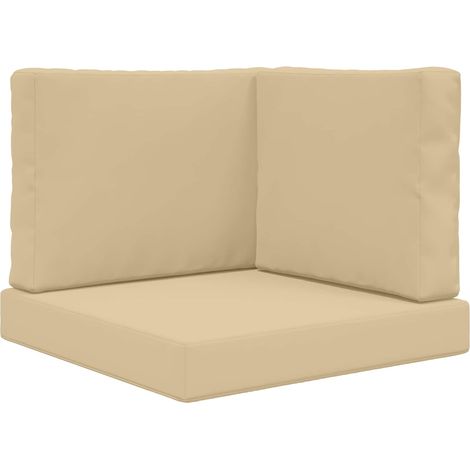 Maison Exclusive - Cuscino per divano da esterno 3 pcs Beige Poliestere