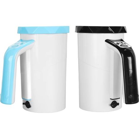 1 set. Colors: white and blue. Material: ABS. Automatic pet foot wash, USB rechargeable version for dogs. (1/5)