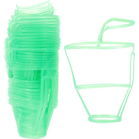 Filet Suspendu Réutilisable pour Bouteille de Perfusion en Plastique Vert, Stabilise Bouteille Saline 100-500ml, pour Usage Domestique et Soins (1/5)